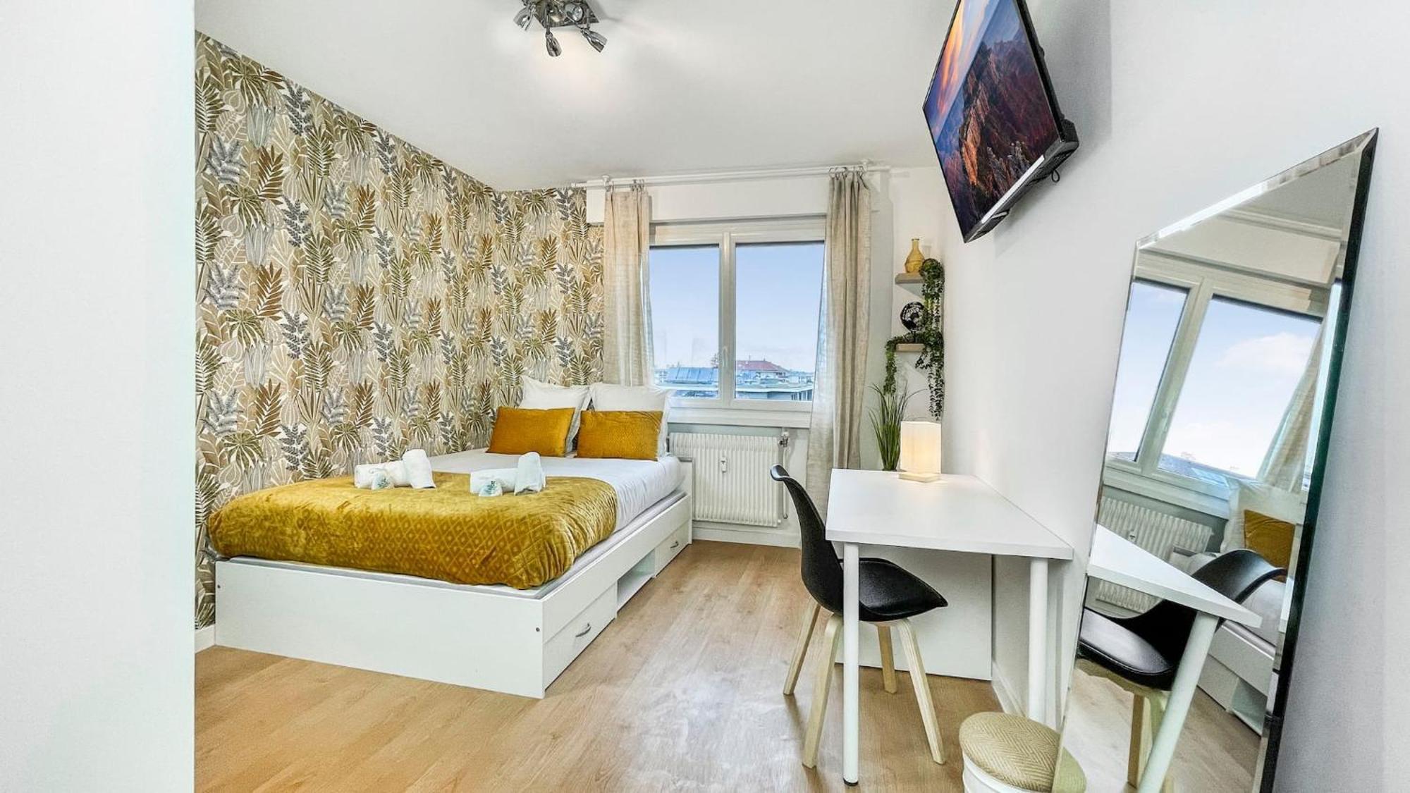 Homey La Coloc Mugi - Colocation Haut De Gamme - Chambres Privees - Balcon - Wifi Et Netflix - Proche Transports Commun 안마스 외부 사진