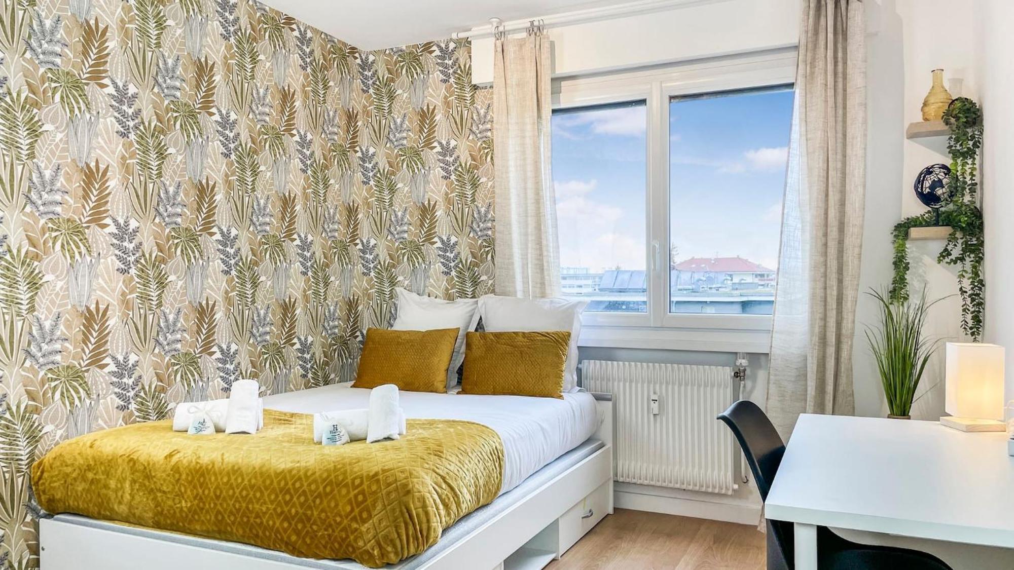 Homey La Coloc Mugi - Colocation Haut De Gamme - Chambres Privees - Balcon - Wifi Et Netflix - Proche Transports Commun 안마스 외부 사진